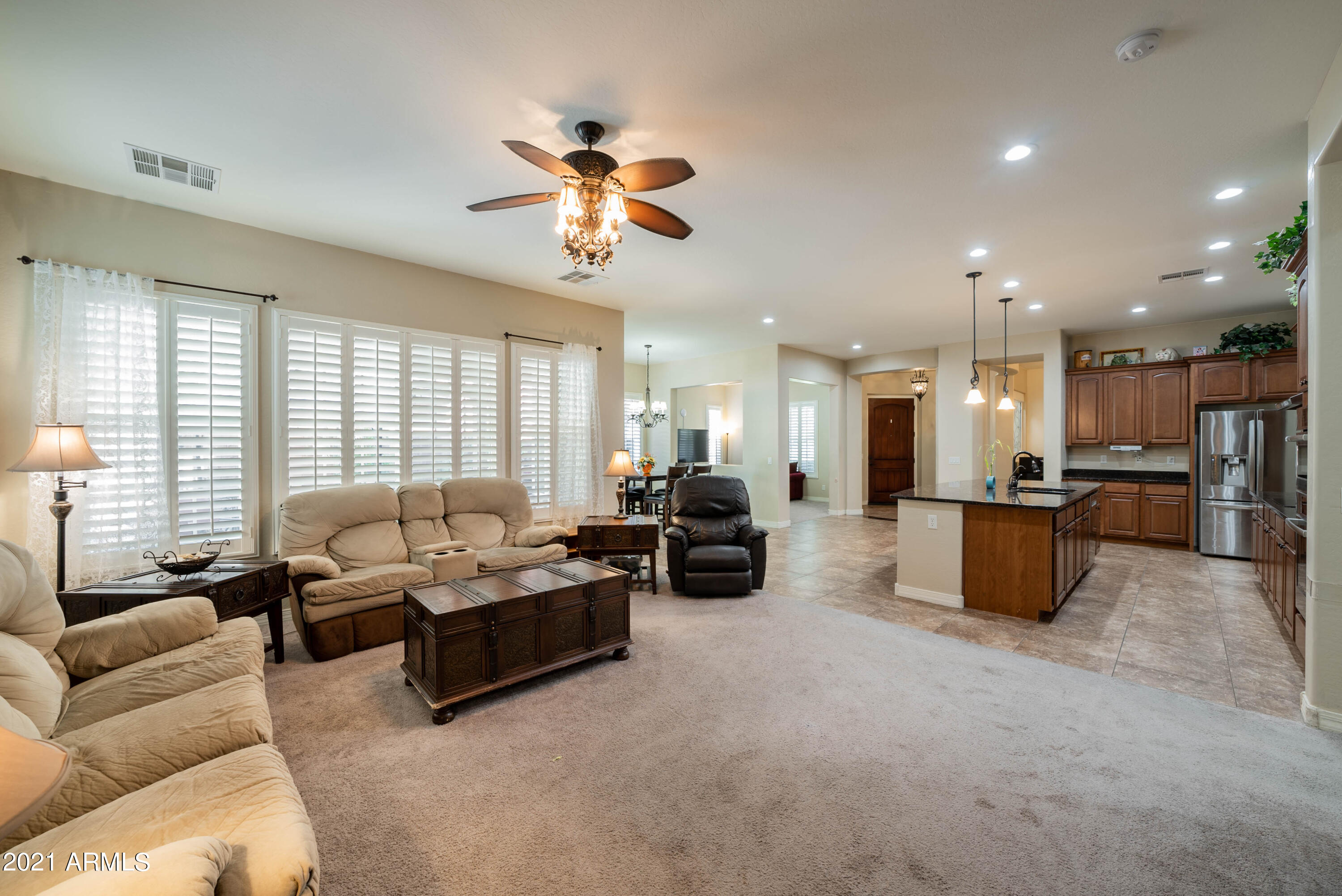 3768 East Morrison Ranch Parkway Gilbert, AZ 85296 - Photo 13 of 49 Family Room towards Great Room