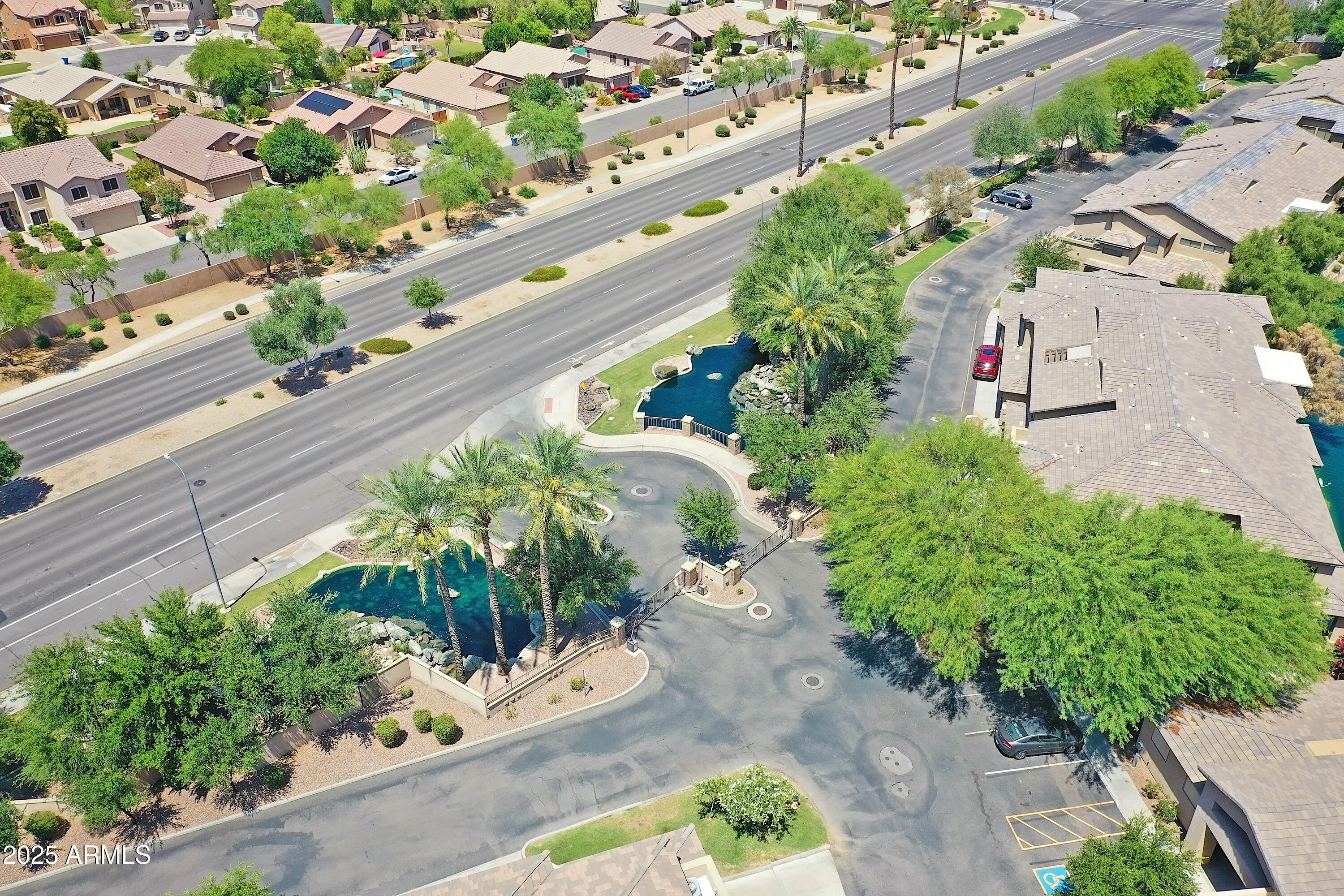 705 West Queen Creek Road, Unit 1201 Chandler, AZ 85248 - Photo 46 of 51 a view of a city with flower plants