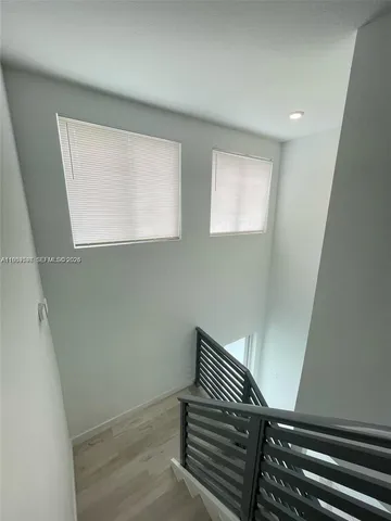 a view of room with stairs