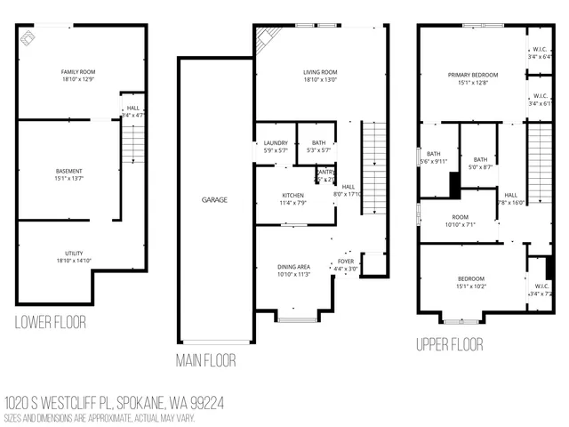 $550,000 | 1020 South Westcliff Place, Spokane, WA 99224