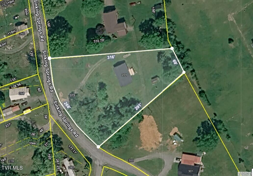 271 Sinking Springs Road Bristol, TN 37620 - Photo 42 of 42 Map