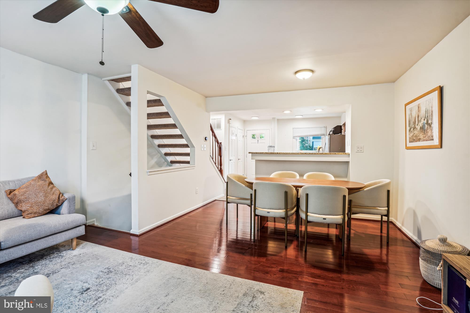 5039 9th Street South Arlington, VA 22204 - Photo 12 of 38 a dining room with furniture and wooden floor