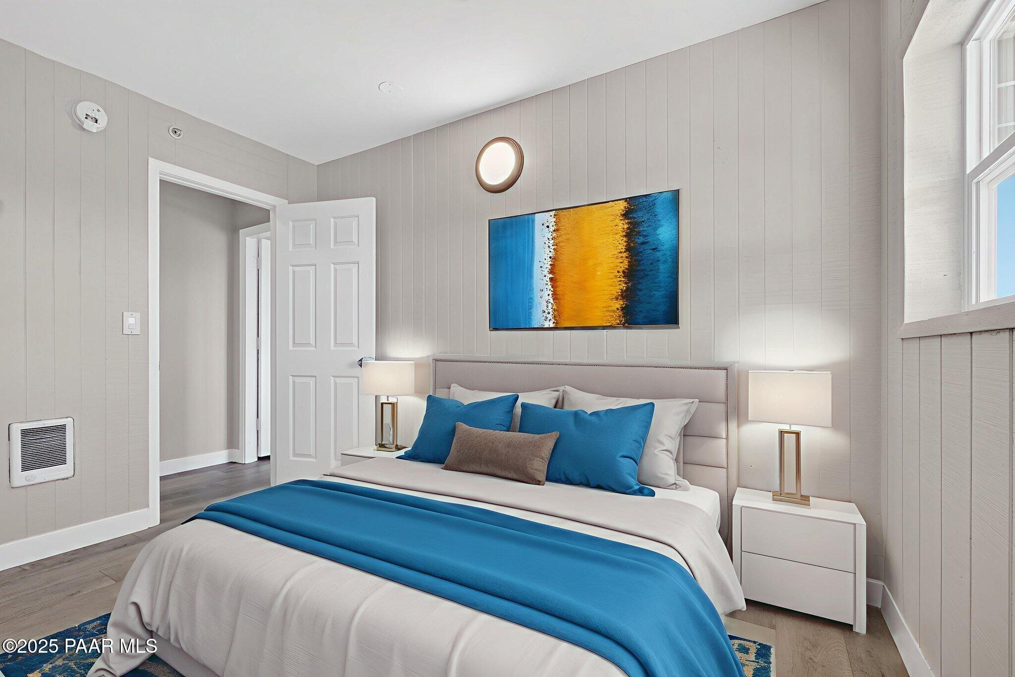 14410 East Blue Ridge Road Dewey-Humboldt, AZ 86327 - Photo 48 of 60 a bedroom with a bed and a window