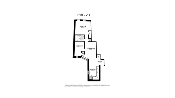 $2,525 | 510 Ocean Parkway, Unit 2H | Kensington