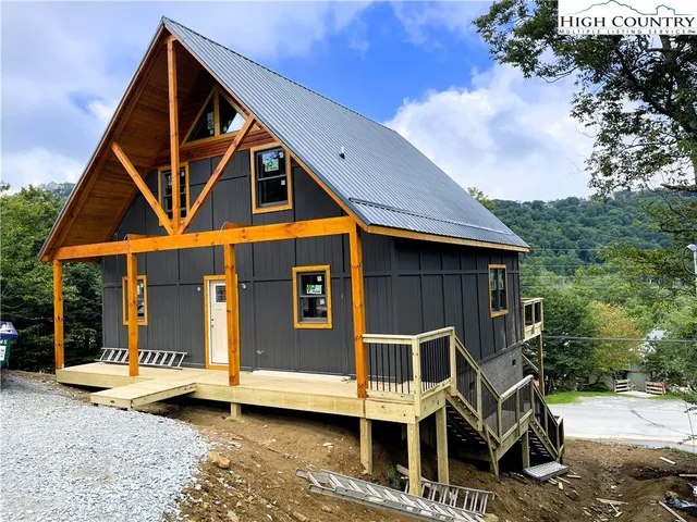 a front view of a house with balcony
