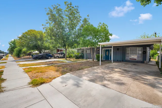 a view of house with outdoor space area