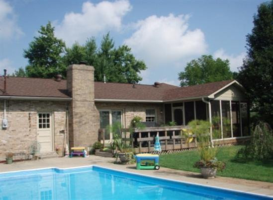 193 Cypress Road Versailles, KY 40383 - Photo 12 of 18 Swiming pool and screened porch