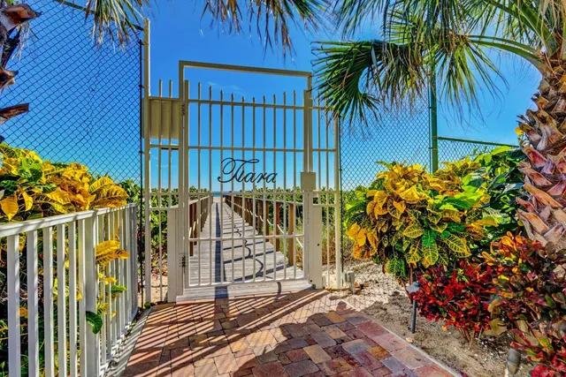 a view of balcony and yard