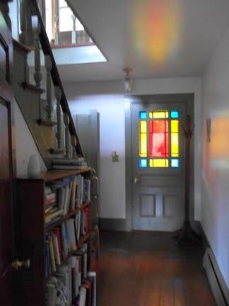 125 Nelson Road Pittston, ME 04345 - Photo 21 of 34 Hallway & front stained glass doorway