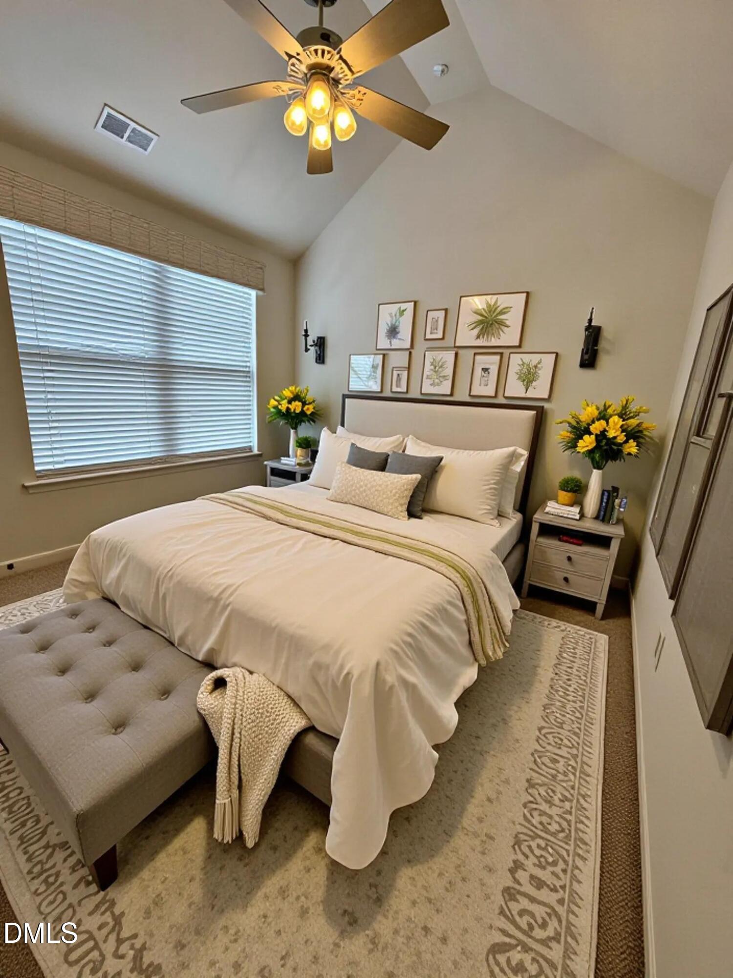 125 River Pearl Street Raleigh, NC 27603 - Photo 22 of 34 a bedroom with a bed and a window