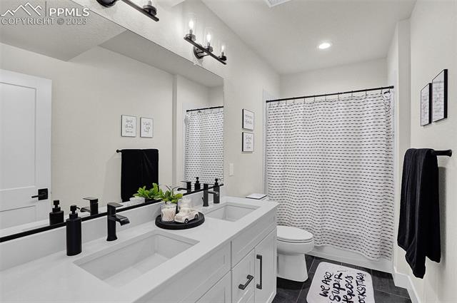 1932 Ruffino Drive Colorado Springs, CO 80921 - Photo 42 of 49 Downstairs bathroom