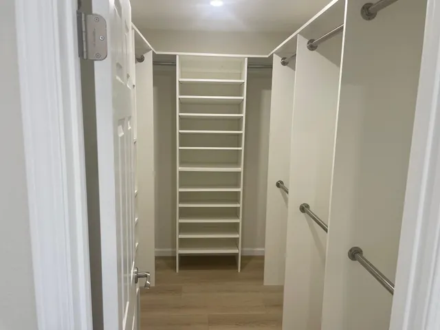 a view of walk in closet