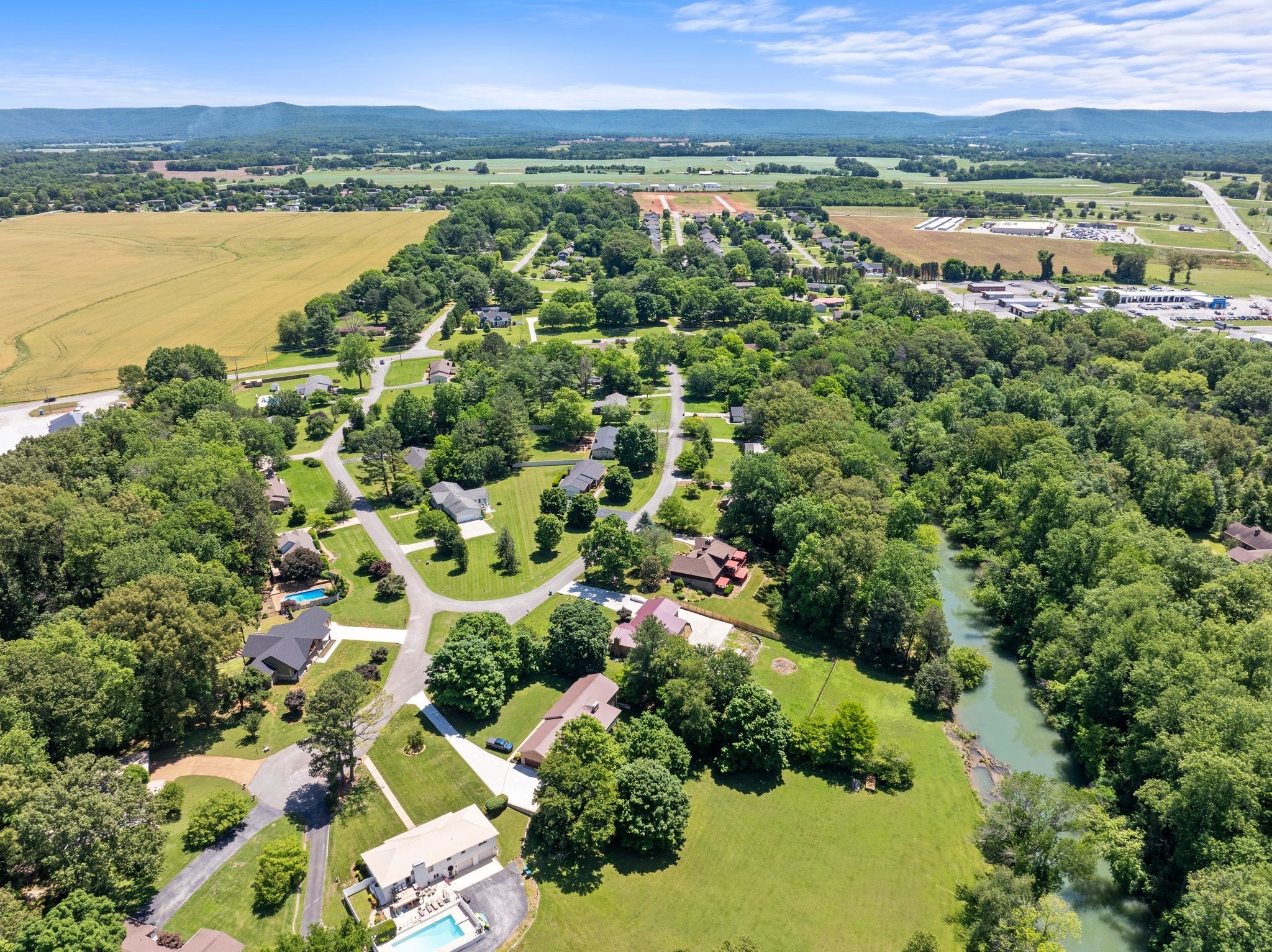 144 Wood Bluff Road Winchester, TN 37398 - Photo 56 of 63 a view of lake with mountain