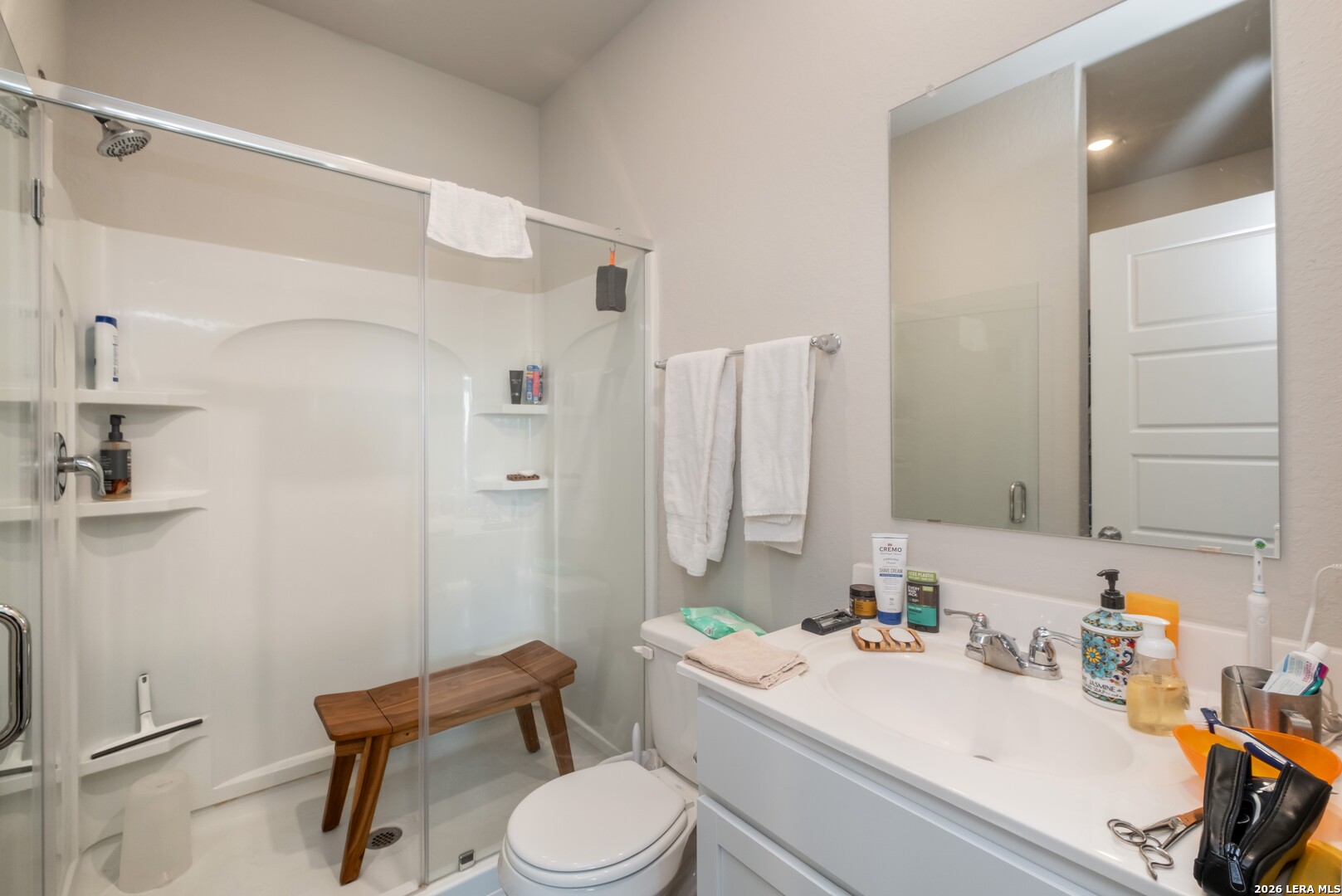 3505 Sky Place Seguin, TX 78155 - Photo 22 of 30 a bathroom with a sink toilet vanity and tub