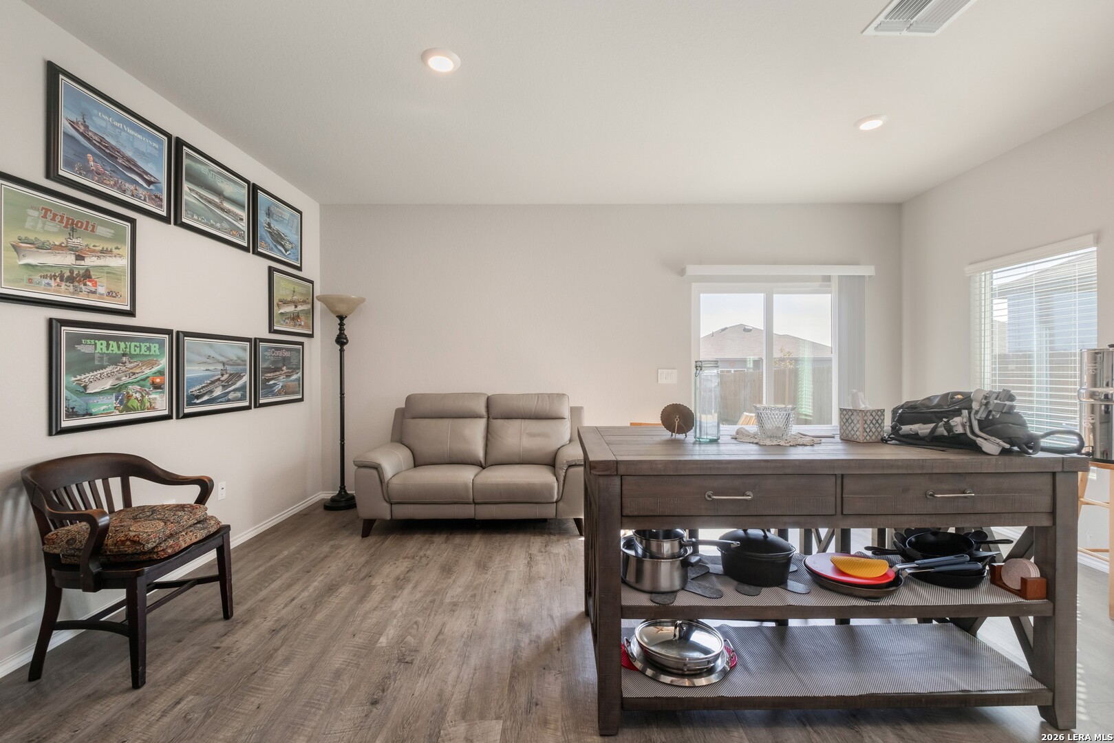 3505 Sky Place Seguin, TX 78155 - Photo 10 of 30 a living room with furniture and a wooden floor
