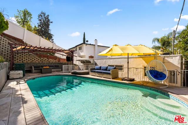 a view of a couches in the patio