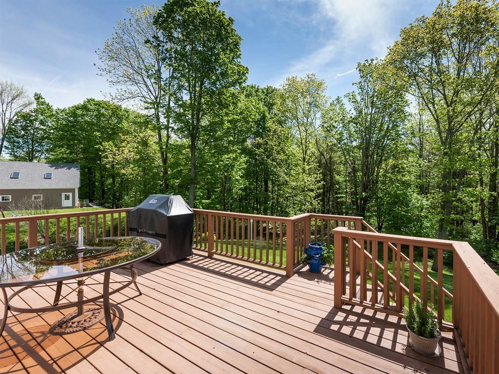 Beautiful deck overlooking with...