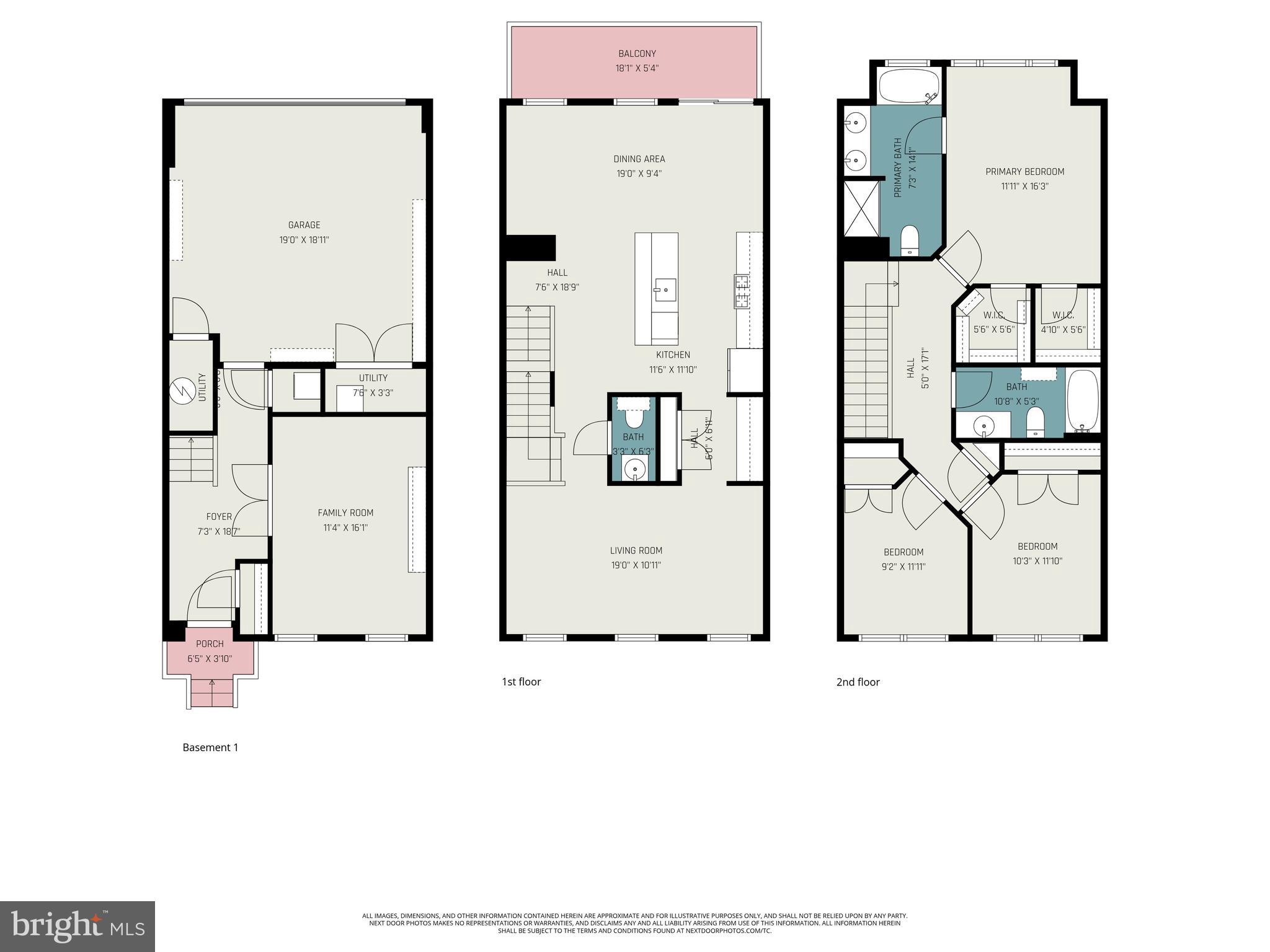 5954 Logans Way Ellicott City, MD 21043 - Photo 46 of 46 Combined floor Plans