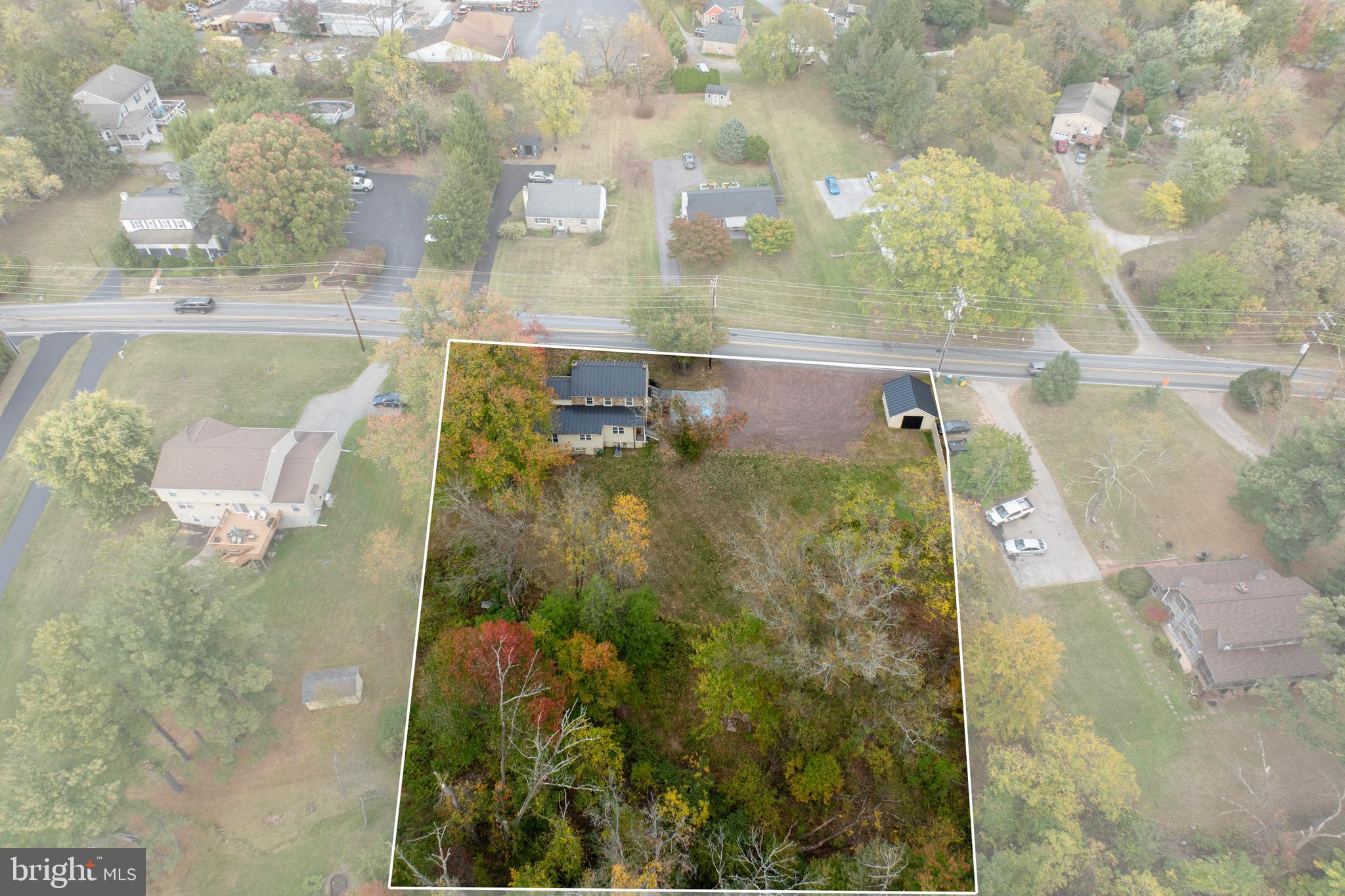 26 Ridge Road Phoenixville, PA 19460 - Photo 51 of 64 aerial with property lines
