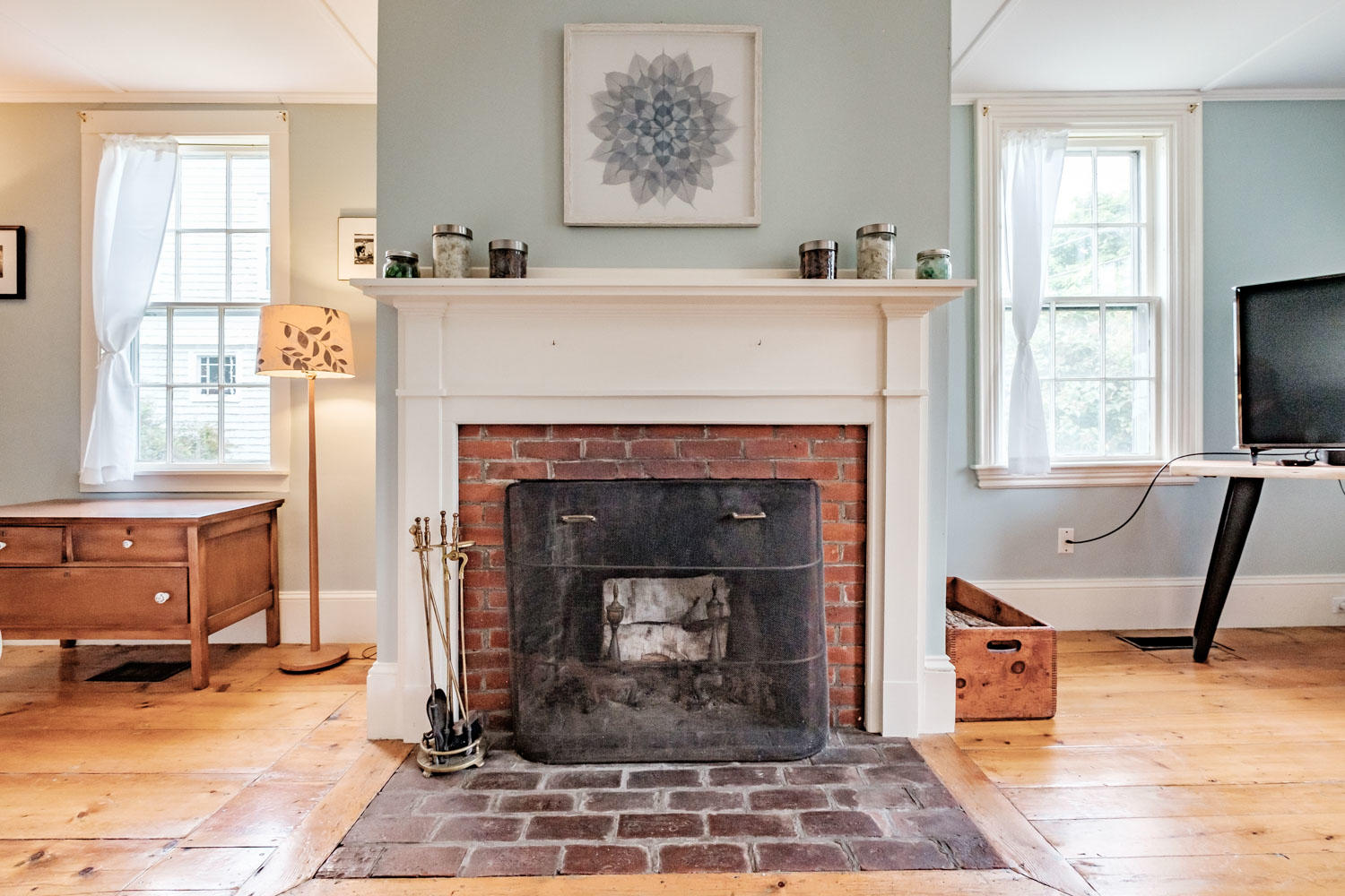 1510 Harpswell Neck Road Harpswell, ME 04079 - Photo 25 of 48 Fireplace in Front Living Room