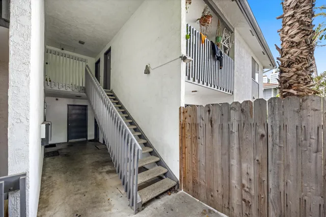 a view of an entryway with staircase