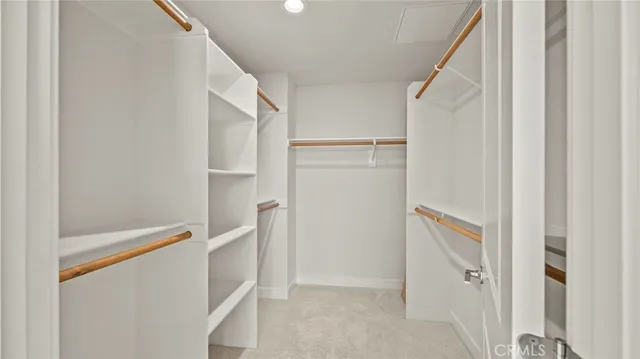 a view of walk in closet
