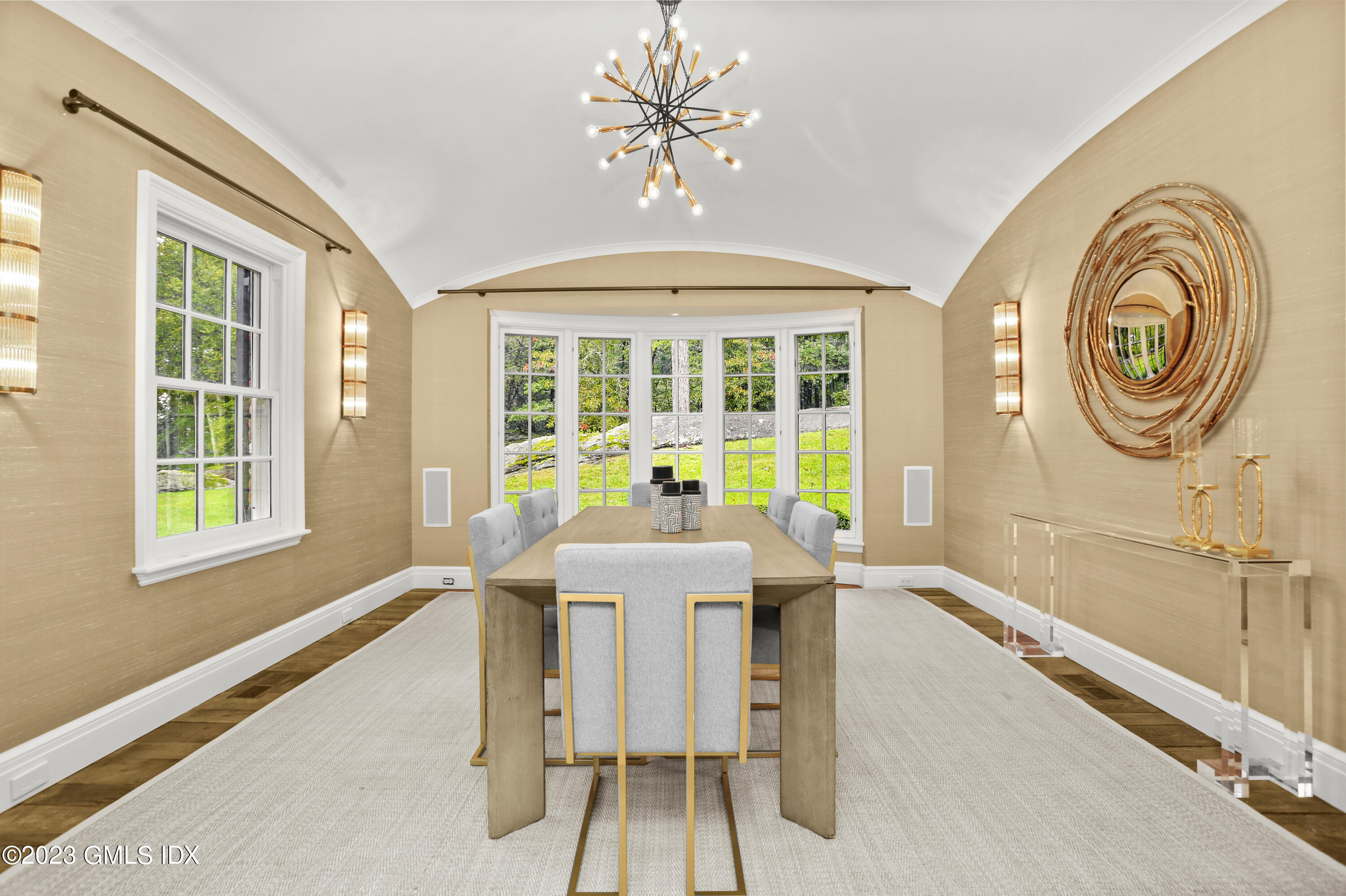 26 Memory Lane Greenwich, CT 06831 - Photo 11 of 43 a view of a dining room with furniture window and outside view