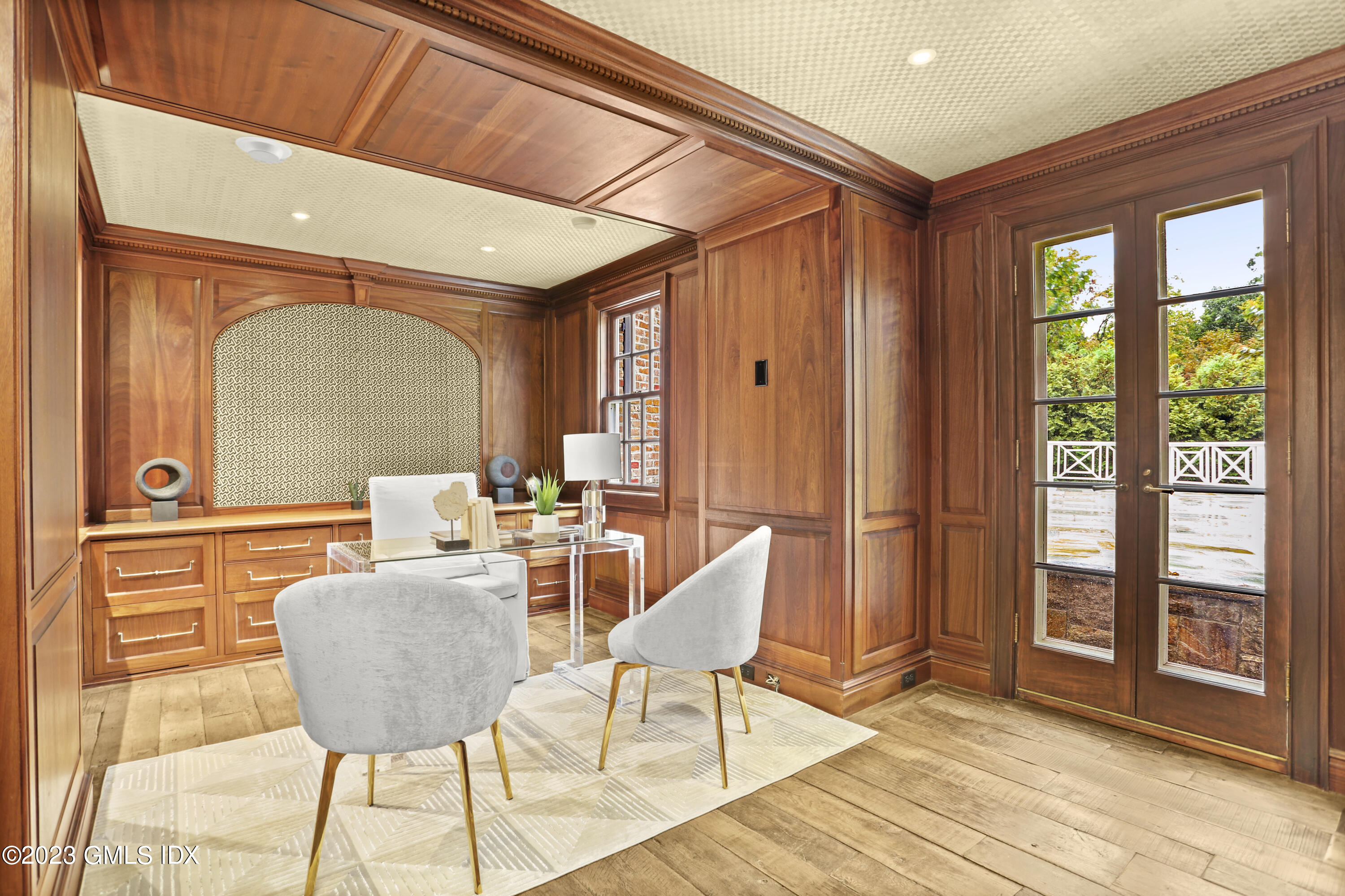 26 Memory Lane Greenwich, CT 06831 - Photo 12 of 43 a dining room with furniture and wooden floor