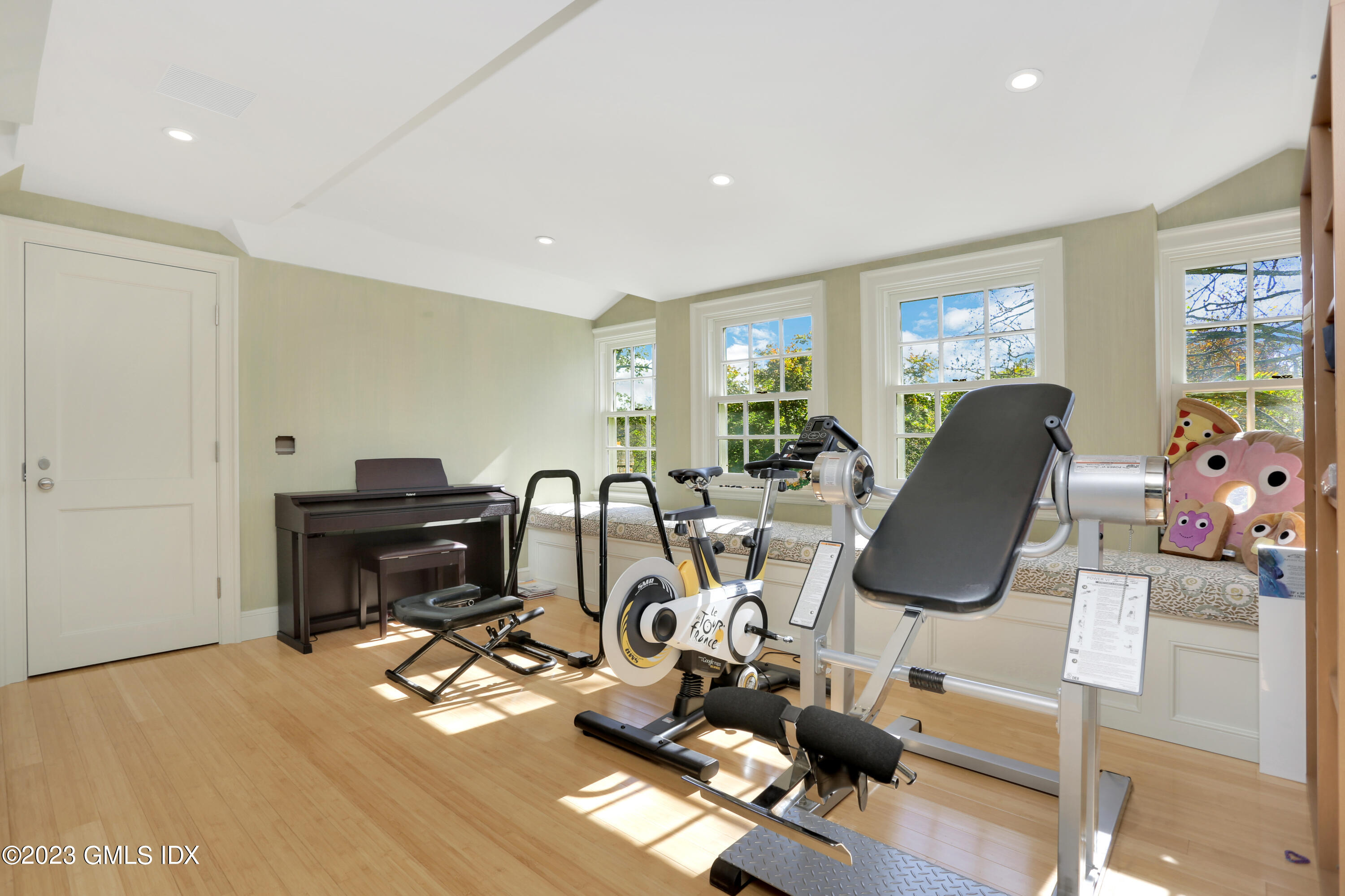 26 Memory Lane Greenwich, CT 06831 - Photo 21 of 43 a view of a workspace with furniture and a window