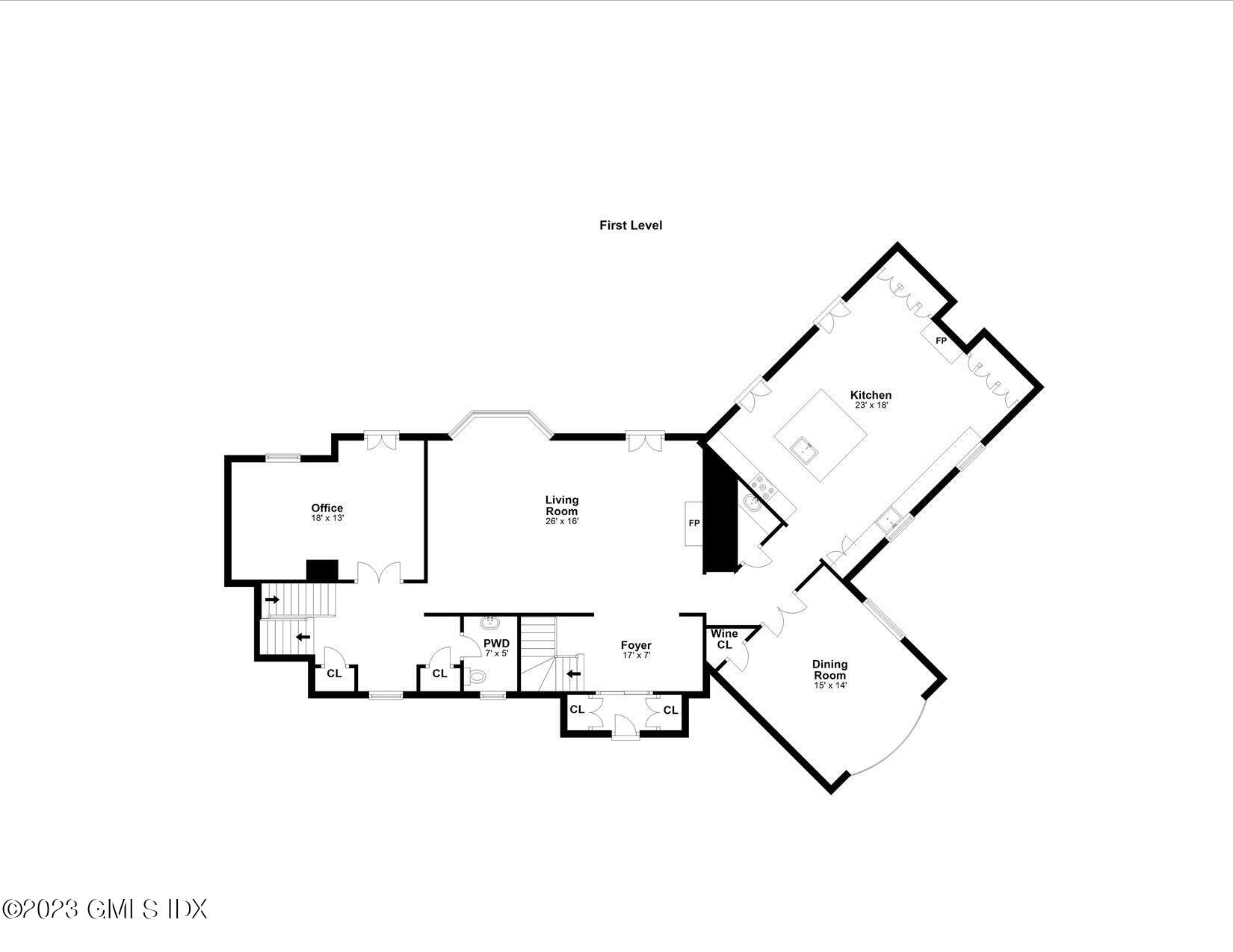 26 Memory Lane Greenwich, CT 06831 - Photo 39 of 43 a picture of floor plan