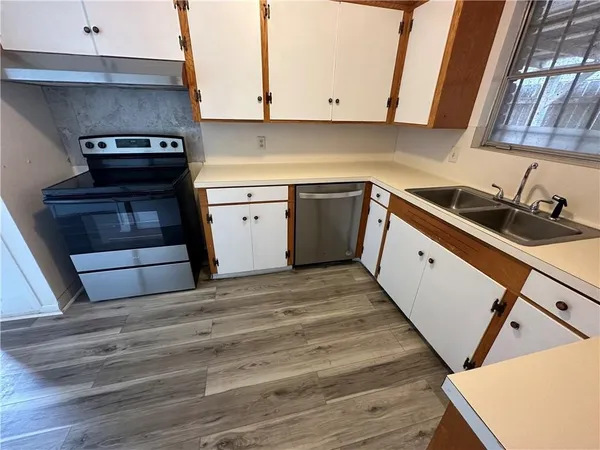 a view of wooden floor