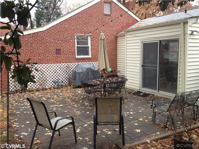 7517 Roswell Road Henrico, VA 23229 - Photo 5 of 24 Exterior Back - Large Patio with door to Den