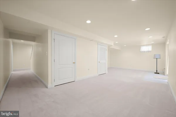 a view of an empty room