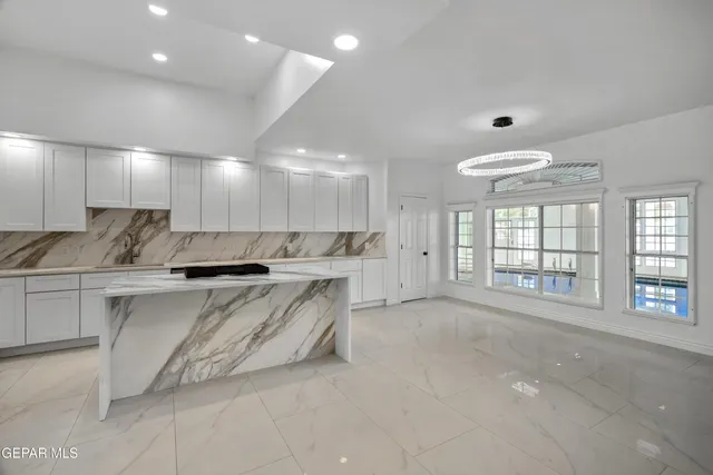 a view of small space with racks on the wall