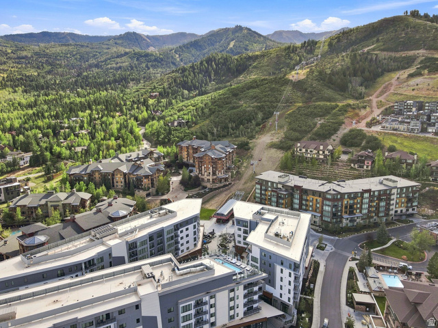 2417 West High Road, Unit 3210 Park City, UT 84098 - Photo 42 of 44 Aerial of the Canyons Village resort base at Park City Mountain with Pendry Park City in the foreground.