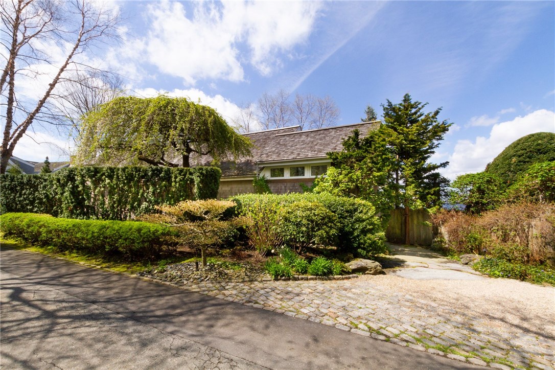 79 Shore Road Bristol, RI 02809 - Photo 34 of 47 Entrance to Main House- Sumptuous privacy and gorgeous views!