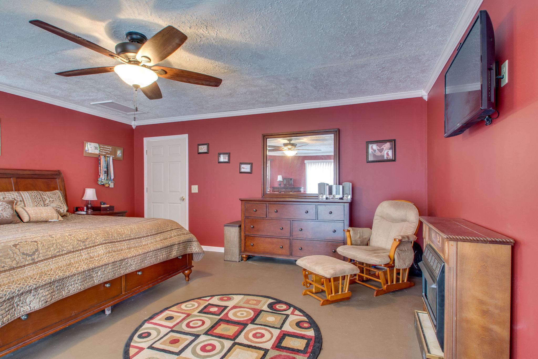 517 Ridgemont Drive Dickson, TN 37055 - Photo 3 of 27 NEWLY Finished Master Bedroom with large storage area