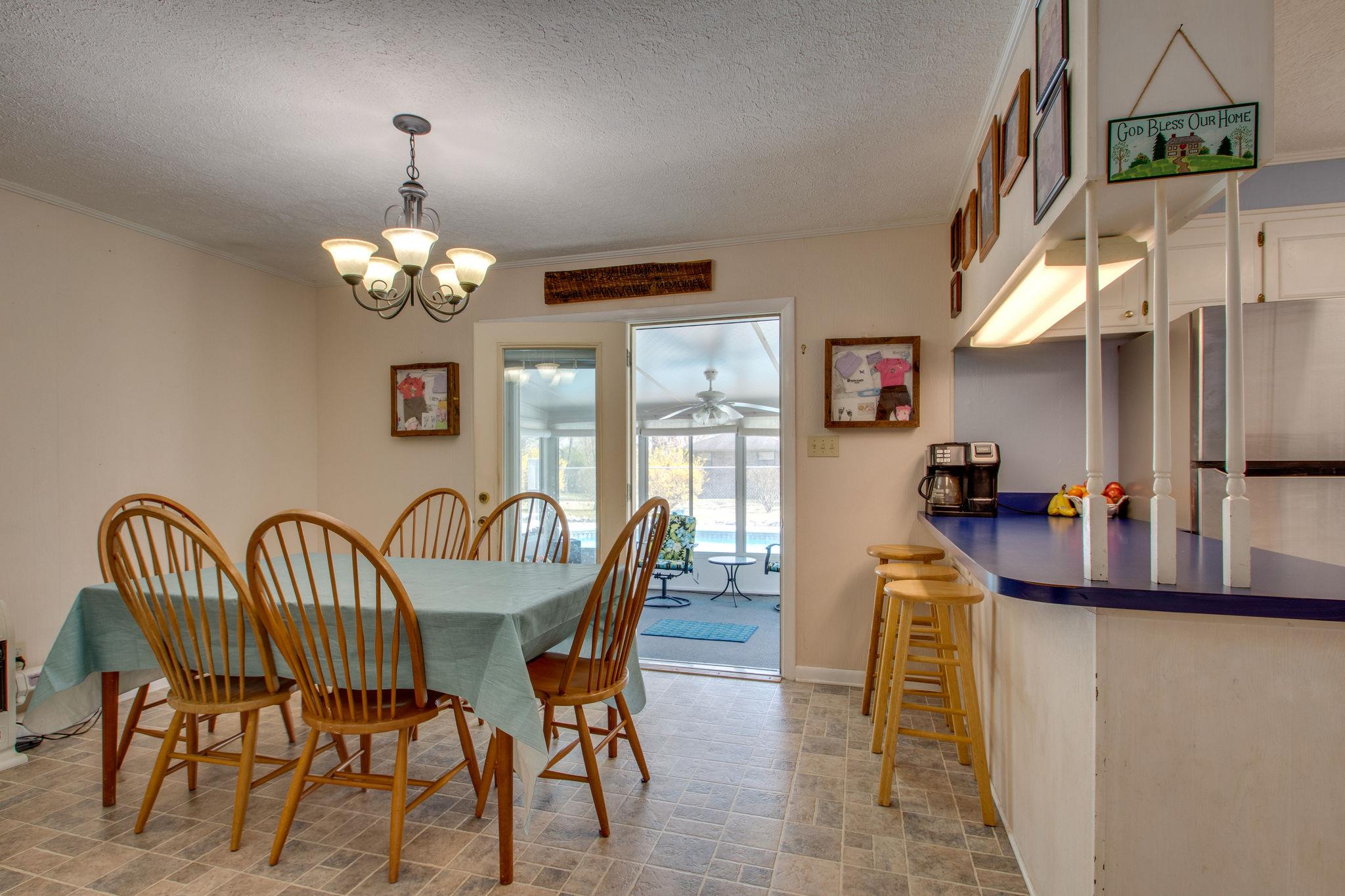 517 Ridgemont Drive Dickson, TN 37055 - Photo 10 of 27 Dining Area Opens to Kitchen