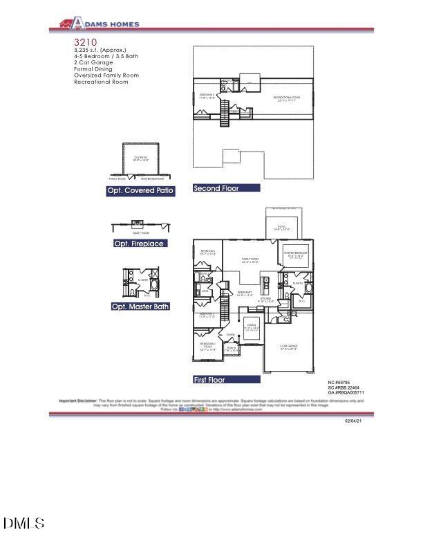 284 Galway Road Lillington, NC 27546 - Photo 49 of 49 3210 Floor plan