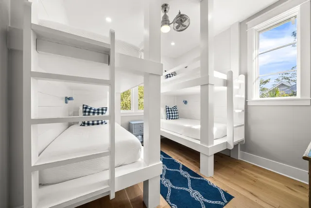 a view of a swimming pool with a lounge chair