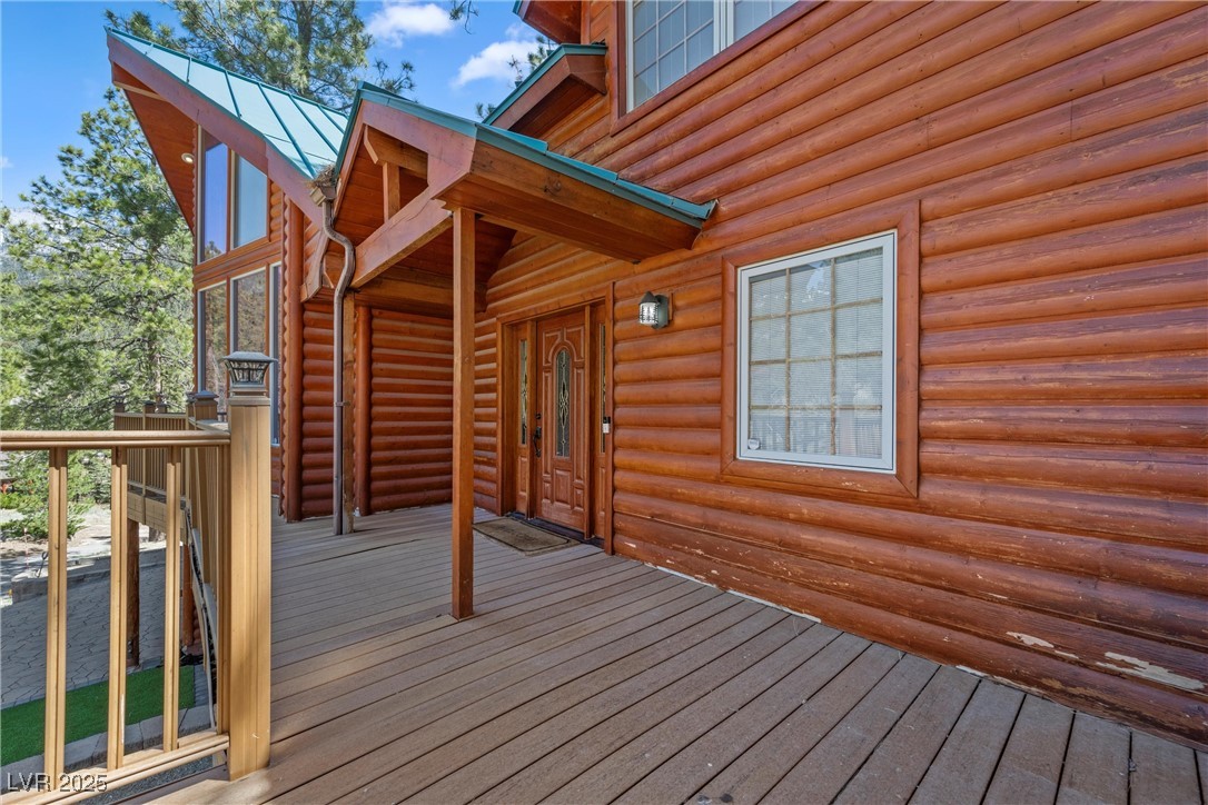 274 Ski Trail Road Mount Charleston, NV 89124 - Photo 5 of 75 Tucked on a quiet, less-traveled street, this home delivers four-season luxury living w/an emphasis on outdoor living.