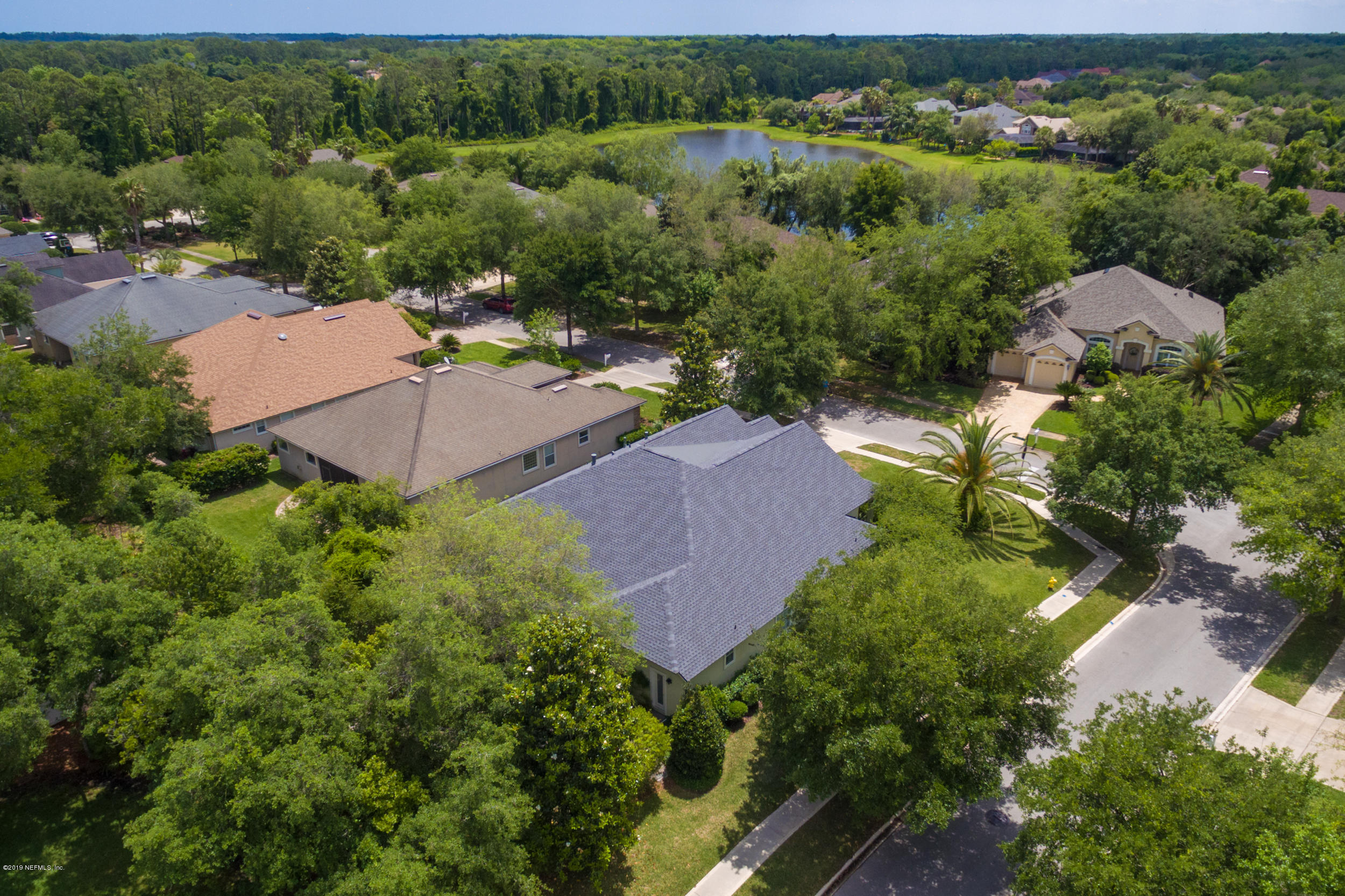 800 Riley Lane St. Augustine, FL 32095 - Photo 60 of 88 an aerial view of a house with a garden