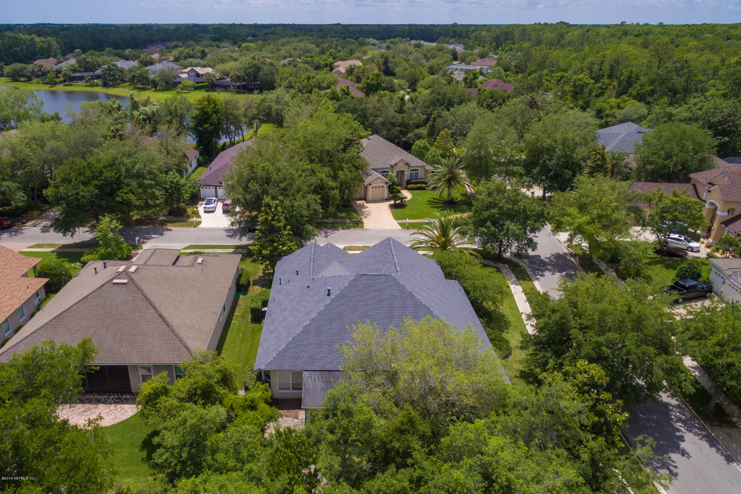 800 Riley Lane St. Augustine, FL 32095 - Photo 62 of 88 an aerial view of a house with a garden