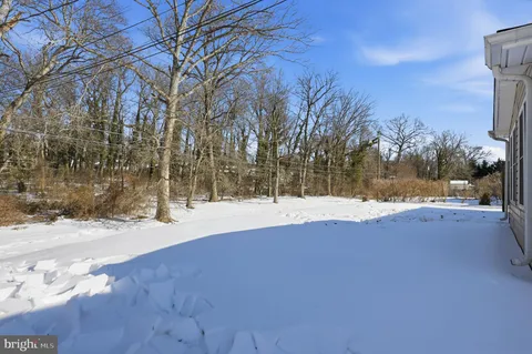 a view of large space with a house