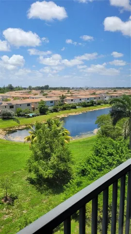 a view of yard with ocean view