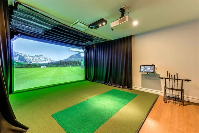 a view of a backyard with a garden