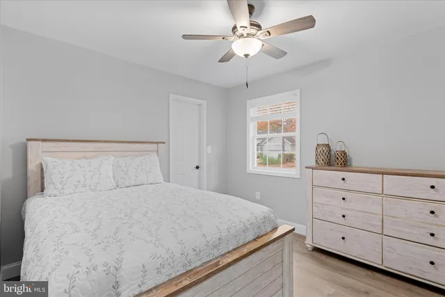 a view of a backyard with plants and outdoor kitchen