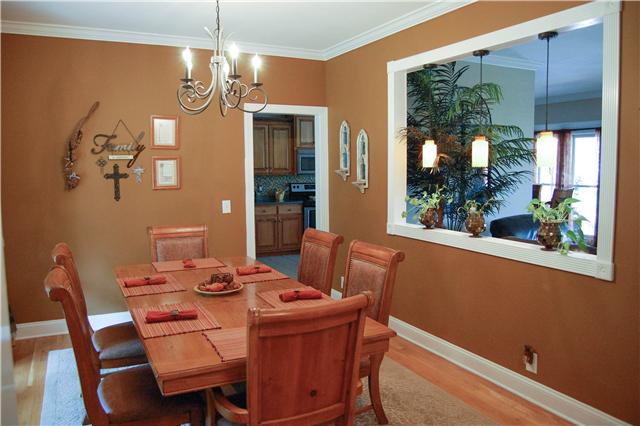1981 Shell Road Hendersonville, TN 37075 - Photo 4 of 20 Formal dining room with pass thru window and beautiful light fixtures