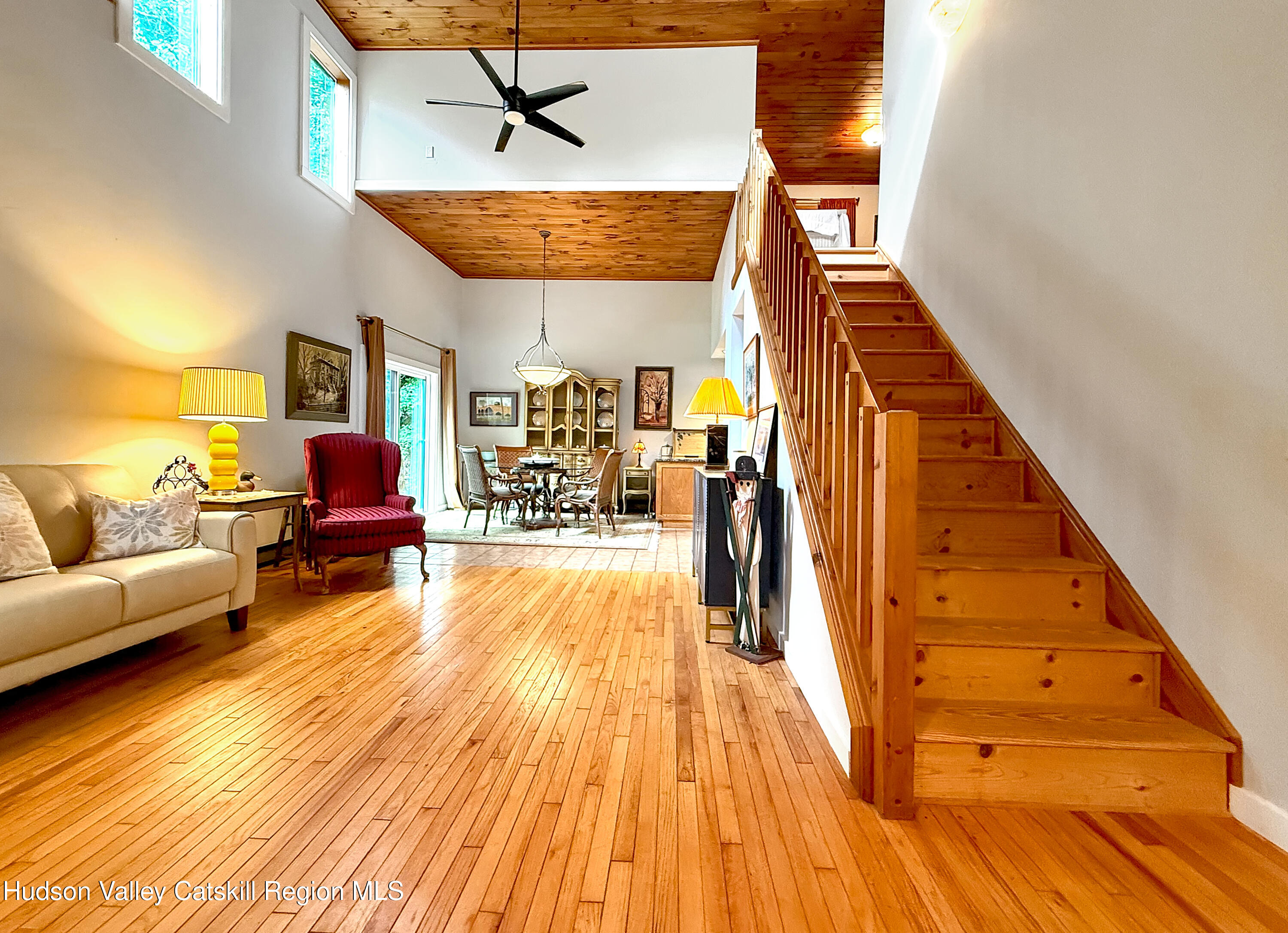 289 Red Falls Road Ashland, NY 12468 - Photo 10 of 44 a view of a livingroom with furniture wooden floor and windows