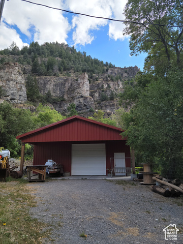 97 East Main Street Stockton, UT 84071 - Photo 6 of 58 Detached garage/shop with gravel driveway